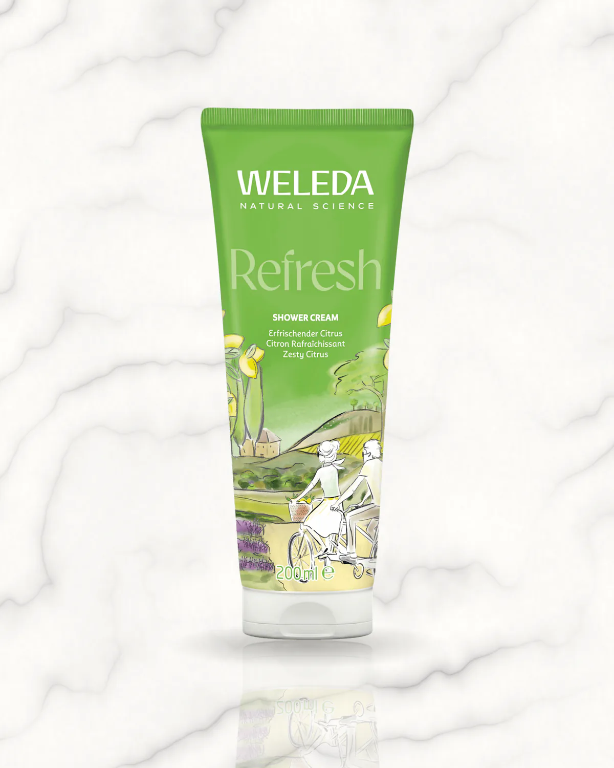 Weleda Crème de douche Refresh Citrus, 200 ml