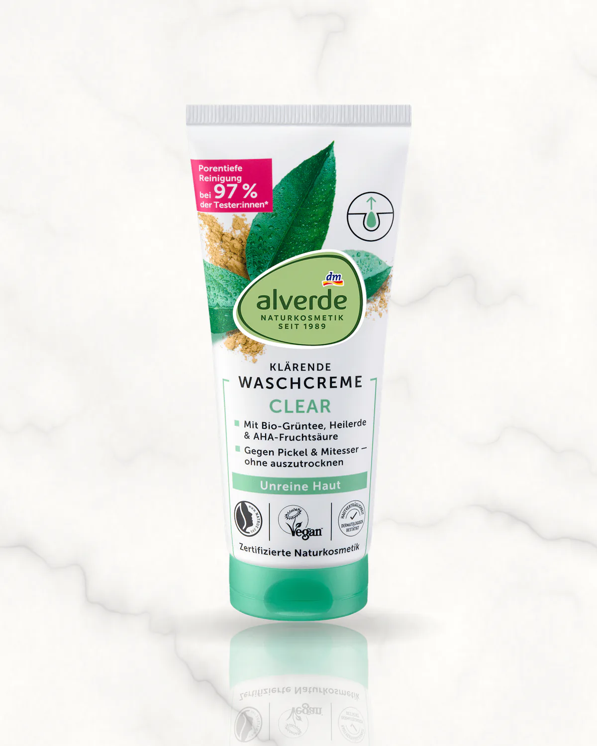 alverde NATURKOSMETIK crème nettoyante Clear 100 ml