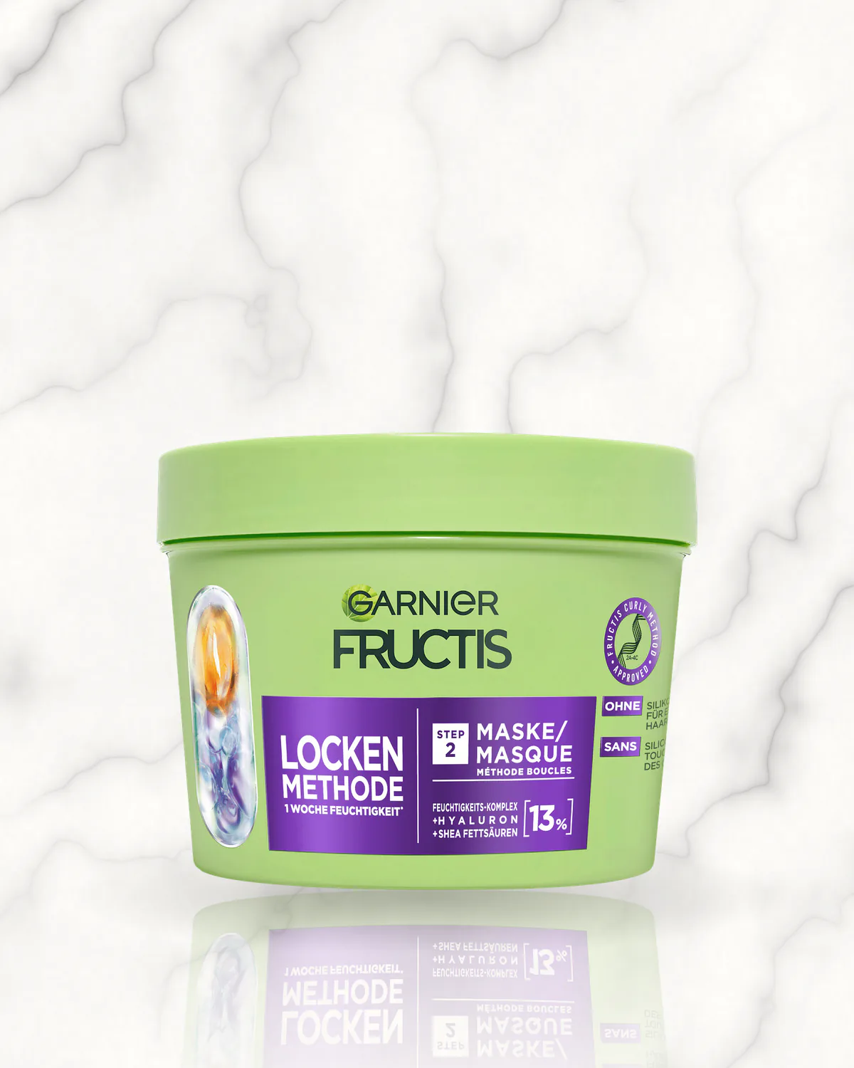 GARNIER FRUCTIS Masque cheveux méthode boucles hydratation, 370 ml