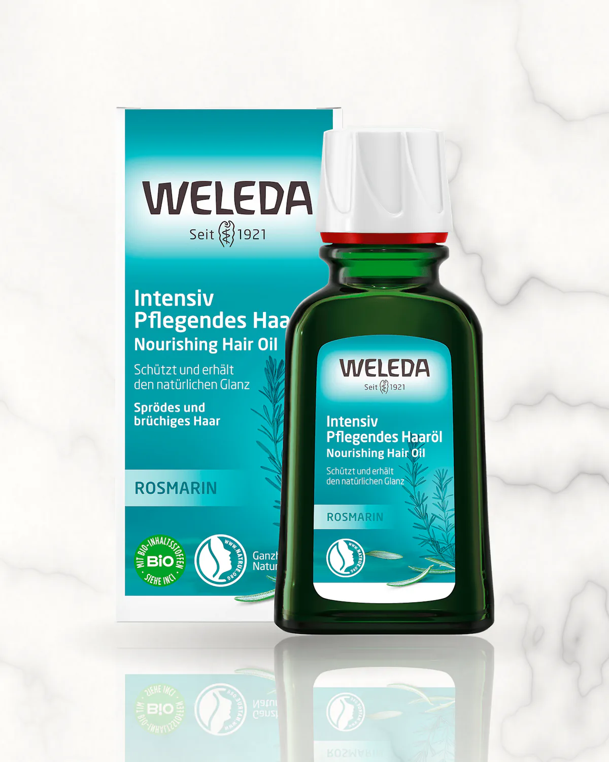 Weleda Huile capillaire romarin, 50 ml