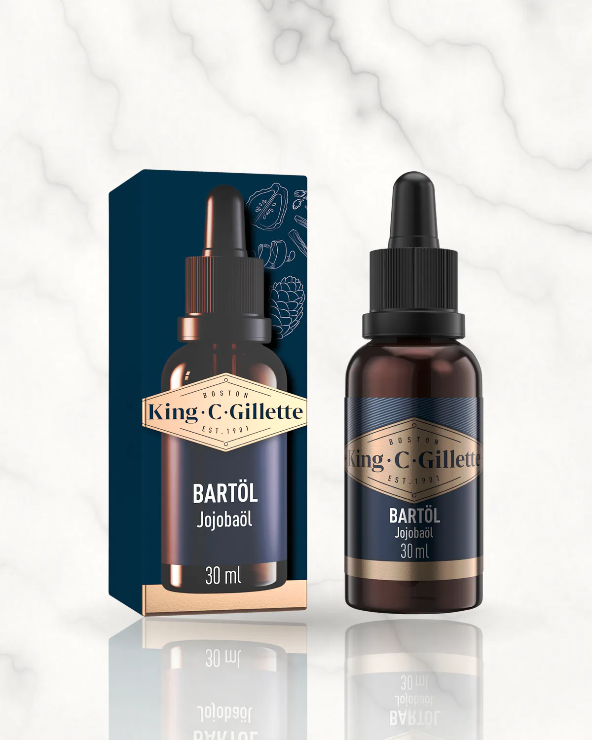 King C. Gillette Huile à barbe, 30 ml