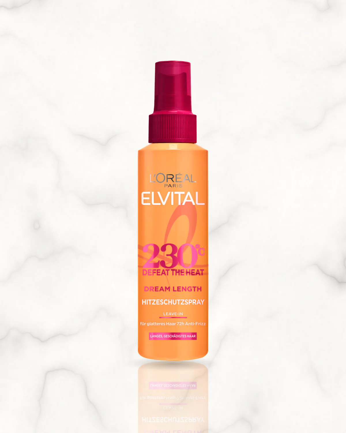 L'ORÉAL PARiS ELVITAL Spray protecteur de chaleur Dream Length, cheveux longs et lisses, 150 ml