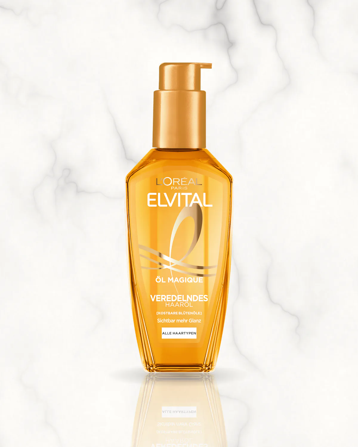 L'ORÉAL PARiS ELVITAL Huile capillaire huile Magique, pour tous types de cheveux, 100 ml