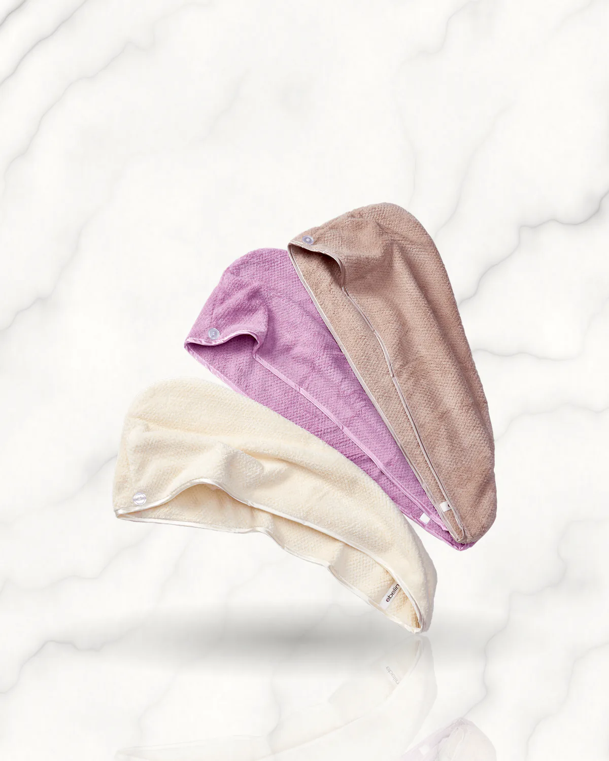 ebelin Turban cheveux en microfibre 1 pièce
