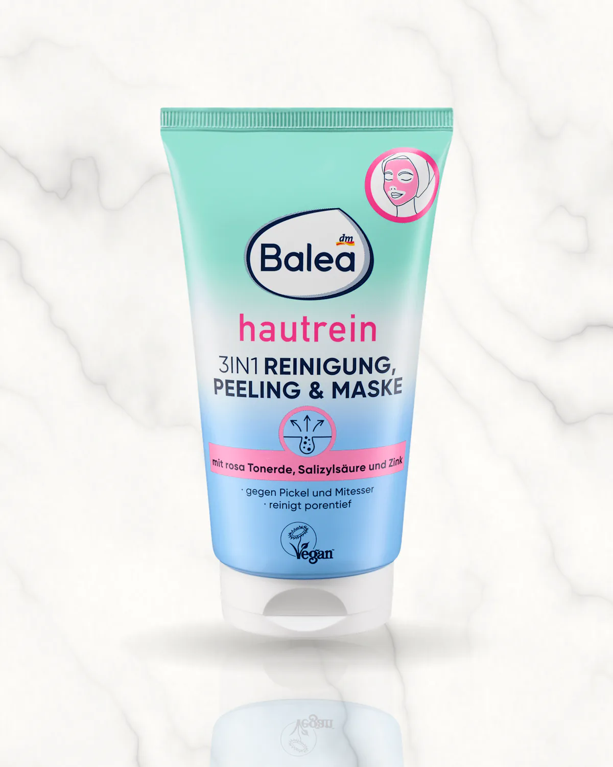 Balea Nettoyant, gommage & masque 3en1 peau nette, 150 ml