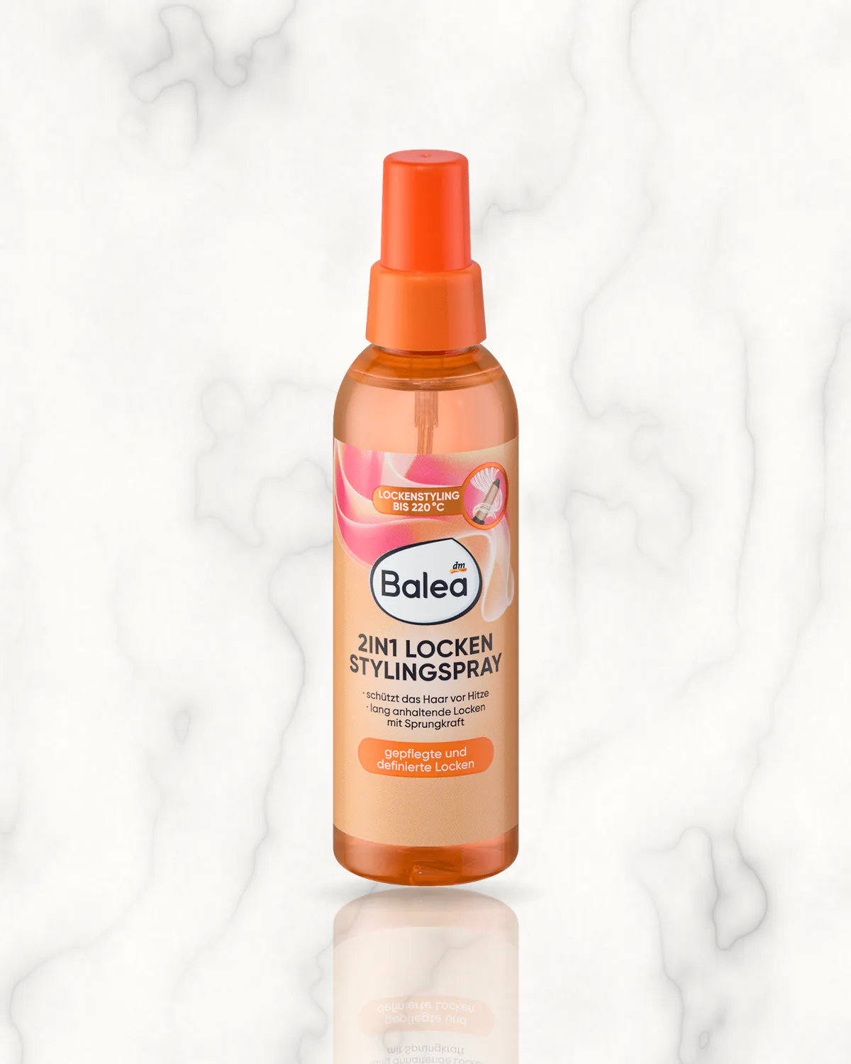 Balea Spray protecteur de chaleur 2en1 boucles & coiffage, 150 ml