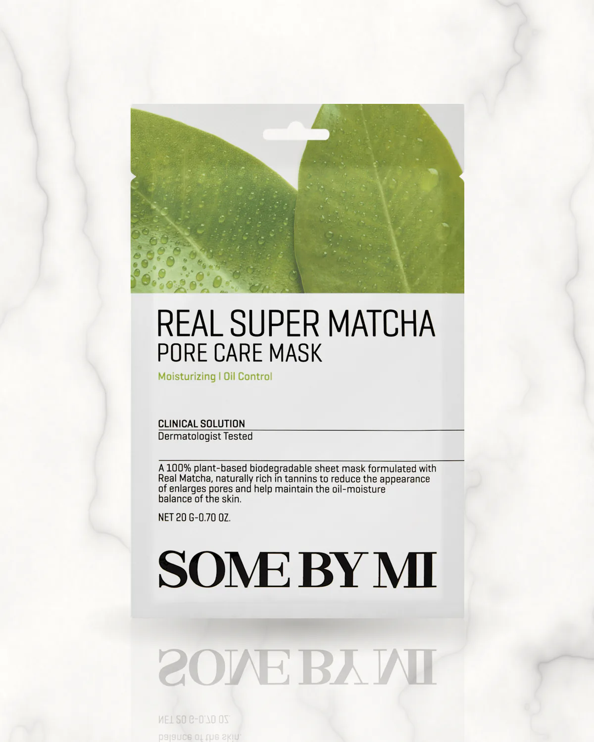 SOME BY MI masque tissu Real Super Matcha Pore Care, 20 g