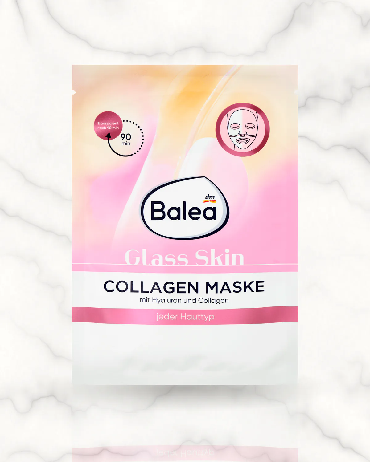 Balea Glass Skin masque collagène 1 pièce