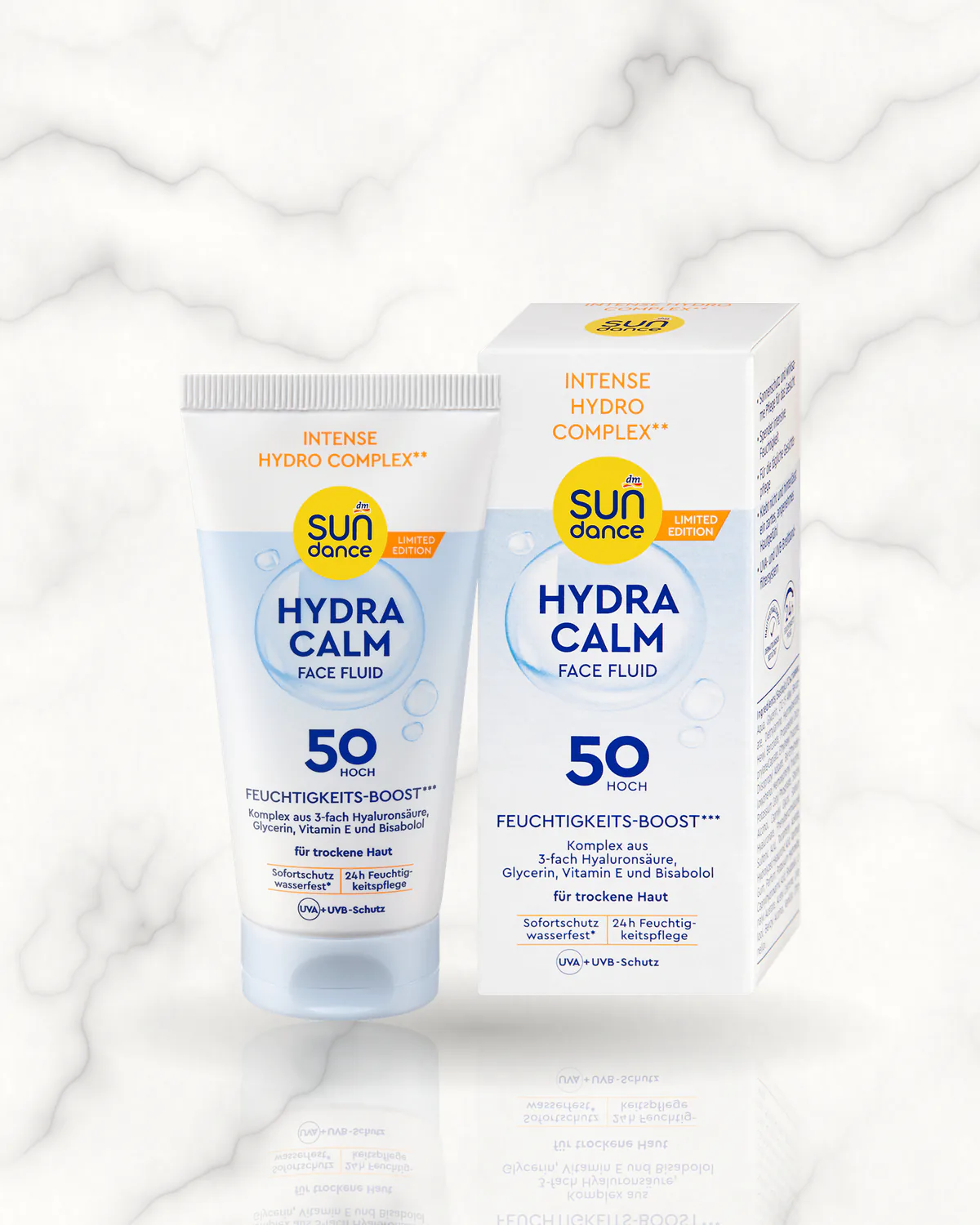 SUNDANCE Fluide solaire visage hydra calm LSF 50, 50 ml