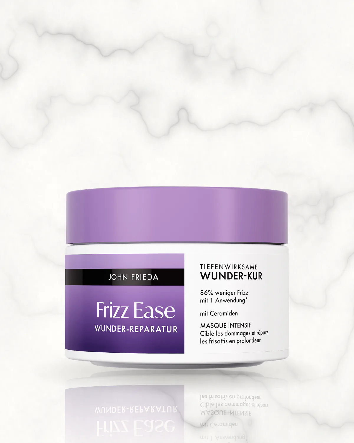 John Frieda Masque cheveux Frizz Ease Wunder-Reparatur, 250 ml