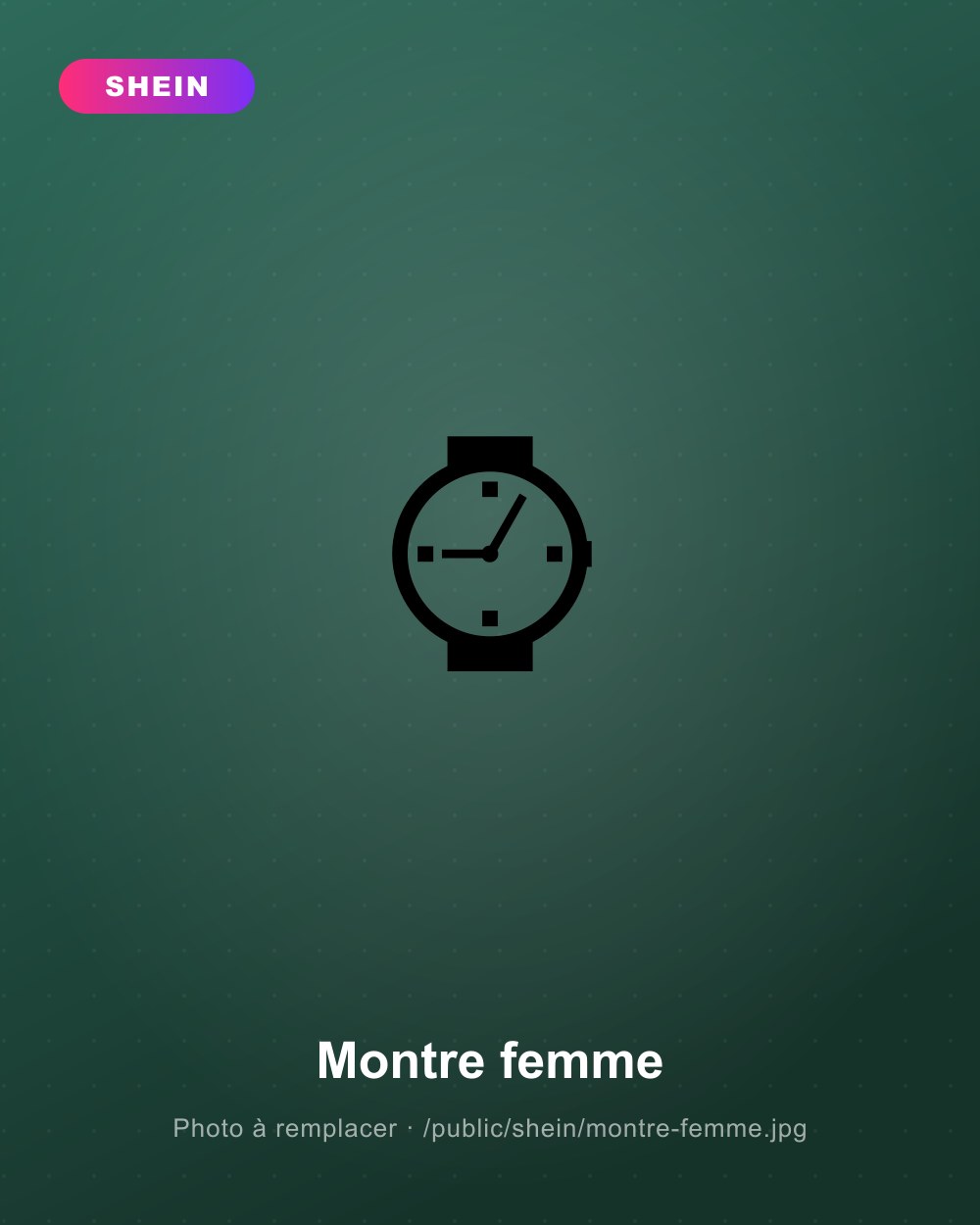 Montre femme bracelet fin